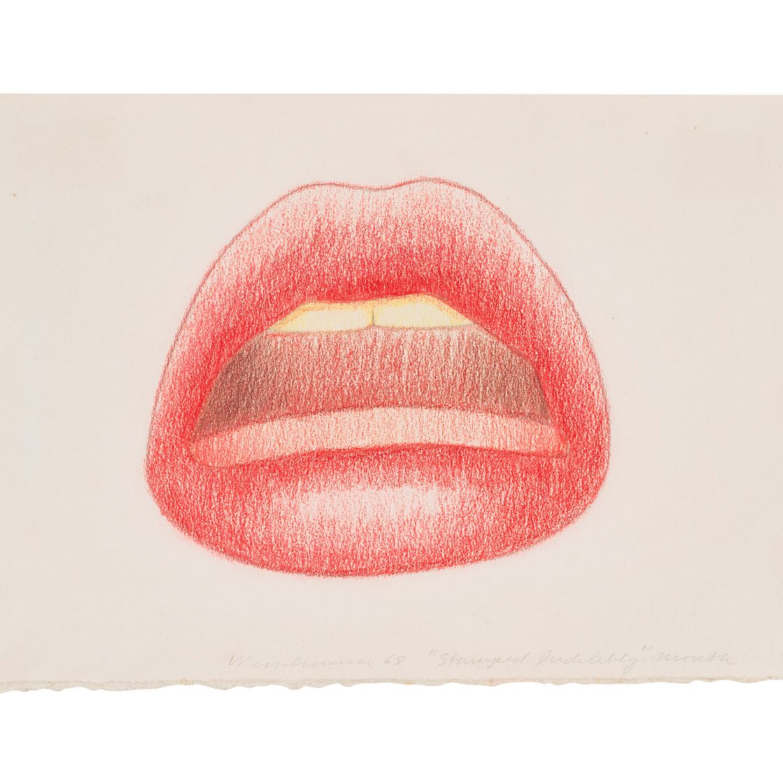 Tom Wesselmann — Рот с "неизгладимой печатью"