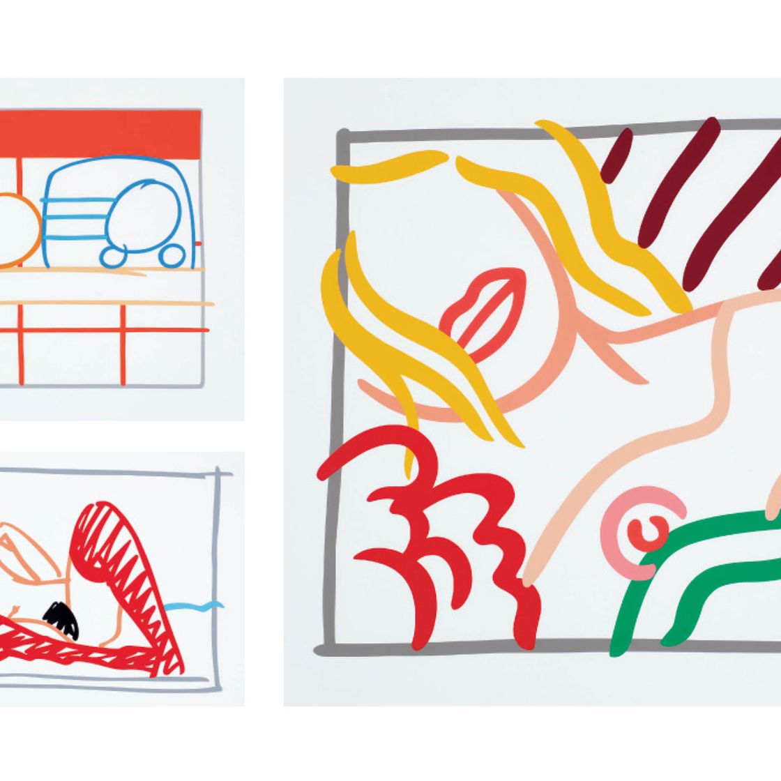 Tom Wesselmann — Раскрашенные рисунки