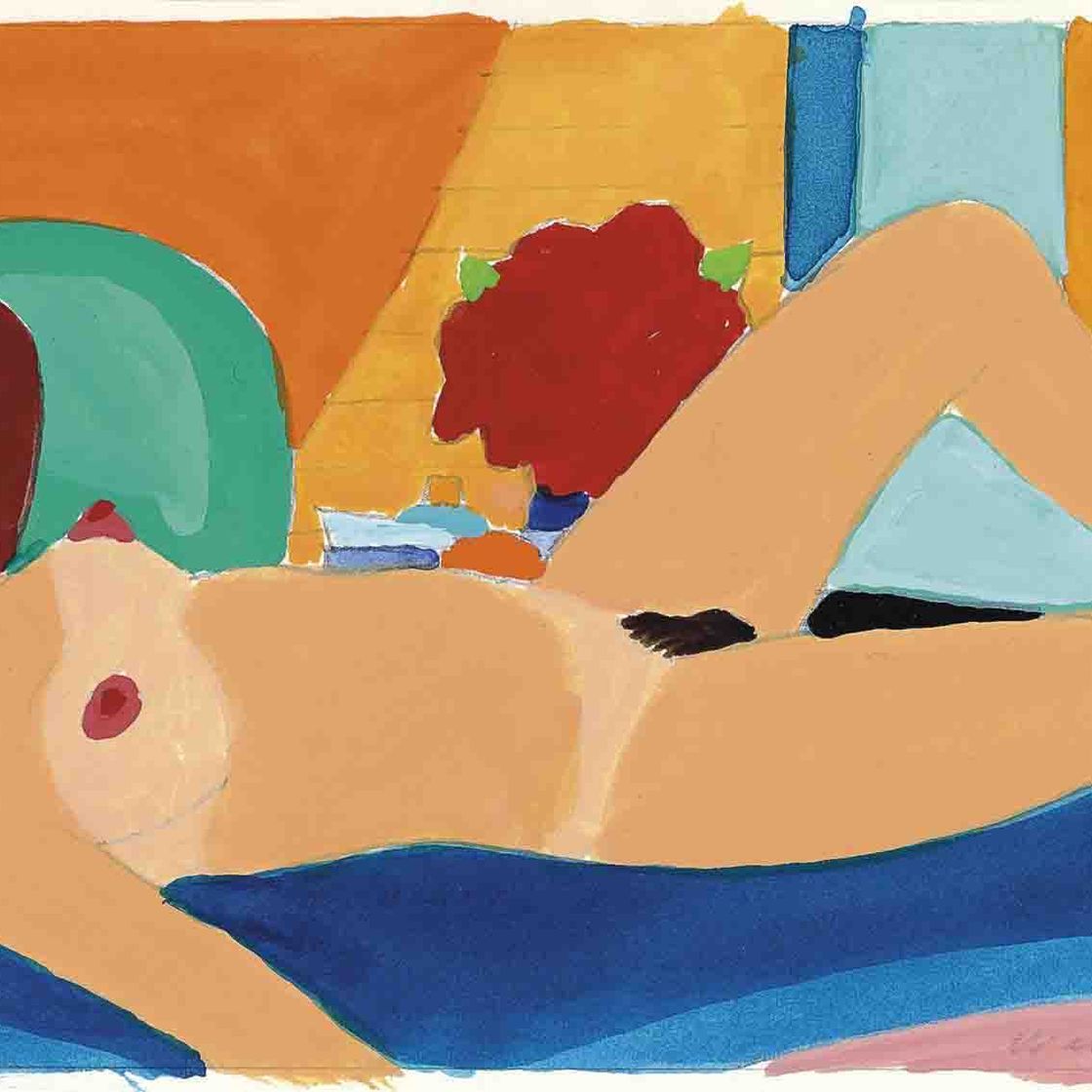Tom Wesselmann — Этюд для обнаженной натуры на диване