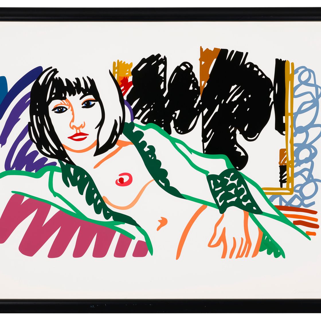 Tom Wesselmann — Моника в халате с Мазервеллом, изображение 2