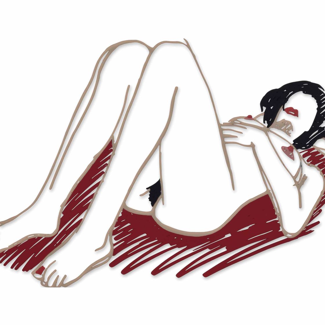 Tom Wesselmann — Блондинка на одеяле