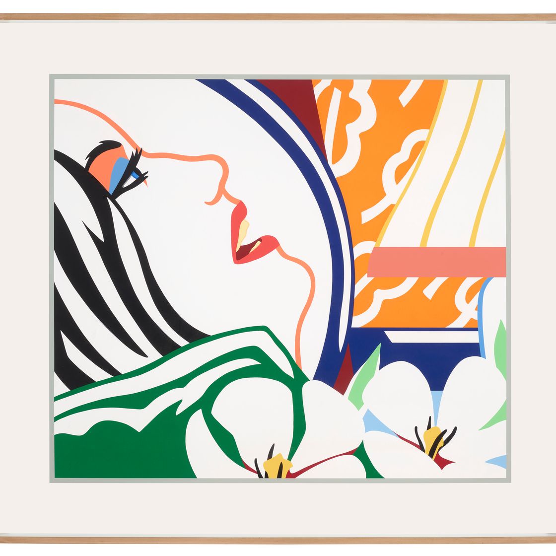 Tom Wesselmann — Стены спальни оклеены оранжевыми обоями, изображение 2