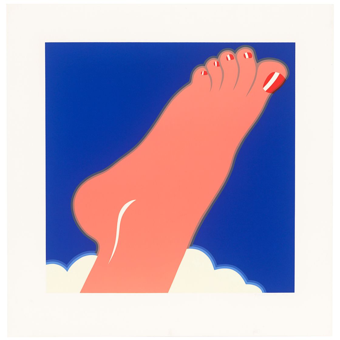 Tom Wesselmann — Морской пейзаж (подножие), из: Издание 68