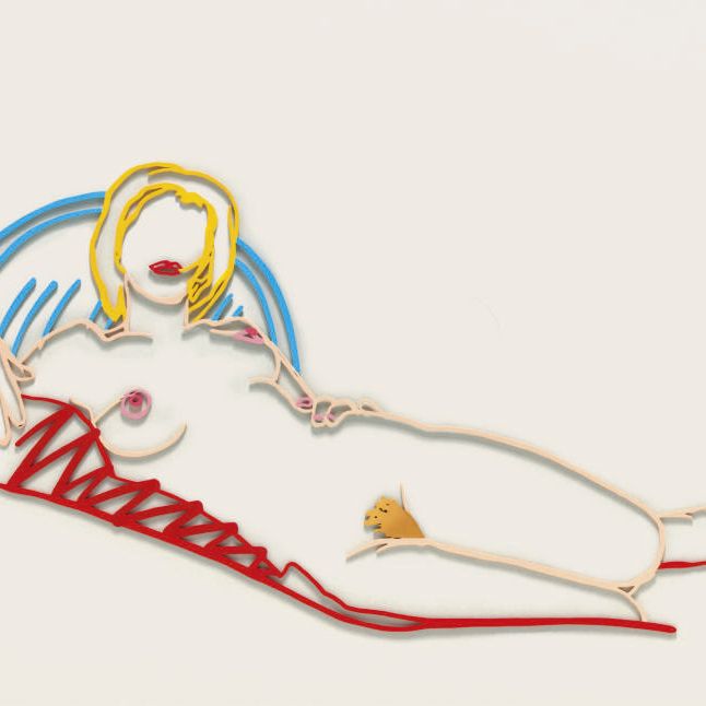 Tom Wesselmann — Моника полулежала на одеяле и подушке