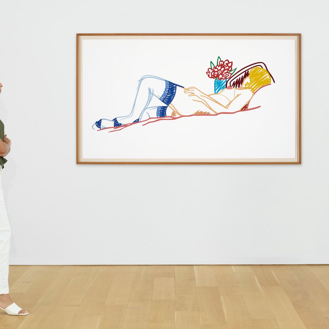 Tom Wesselmann — Обнаженная, с букетом и в чулках, изображение 3