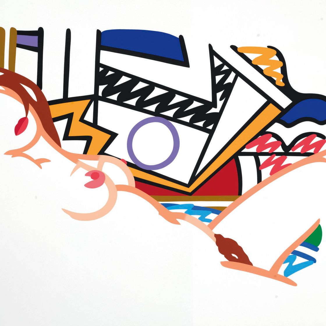 Tom Wesselmann — Обнаженная Моника с Лихтенштейном