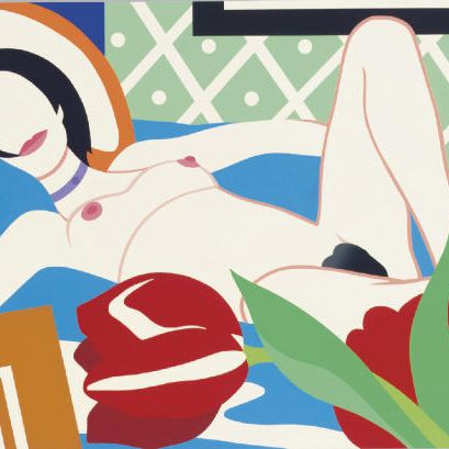 Tom Wesselmann — Моника с тюльпанами