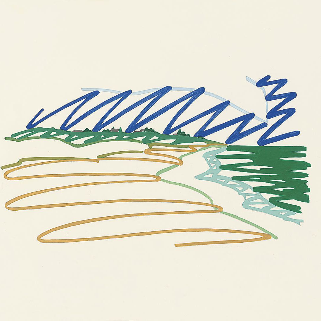 Tom Wesselmann — Этюд для морского пейзажа (Лонг-Бич) (с небом и облаками)