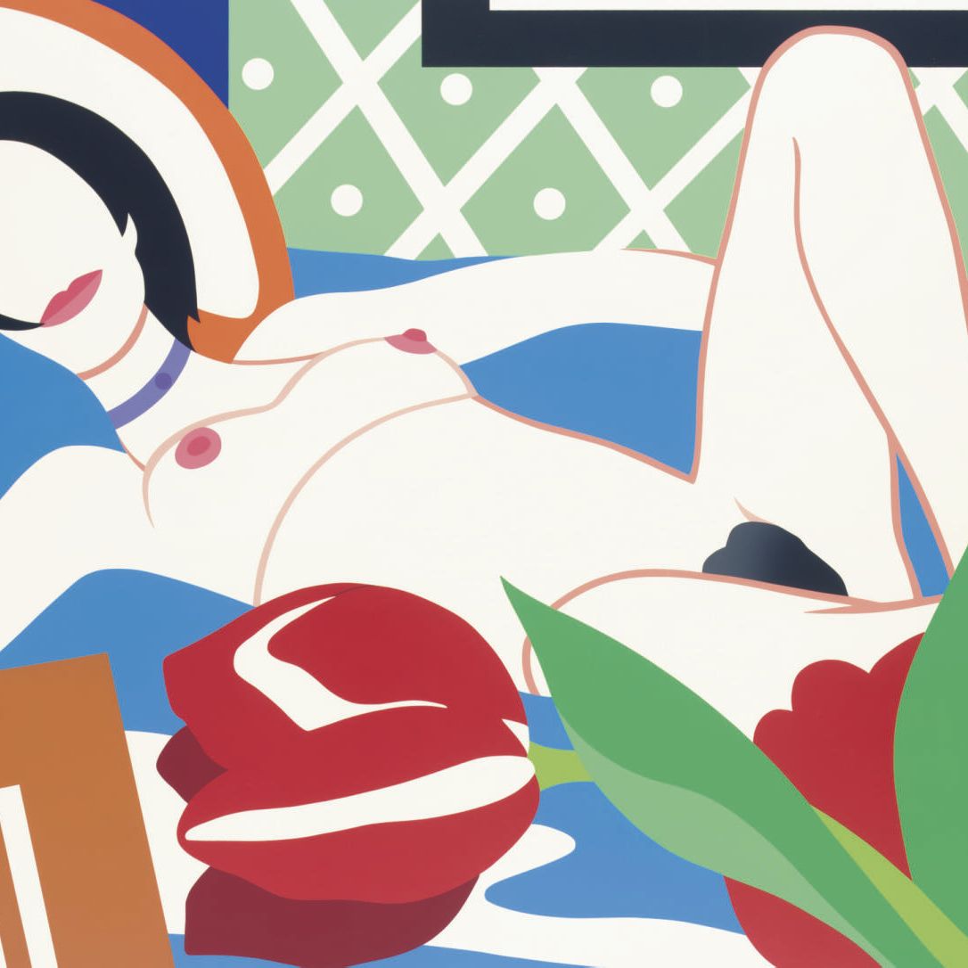 Tom Wesselmann — Моника с тюльпанами