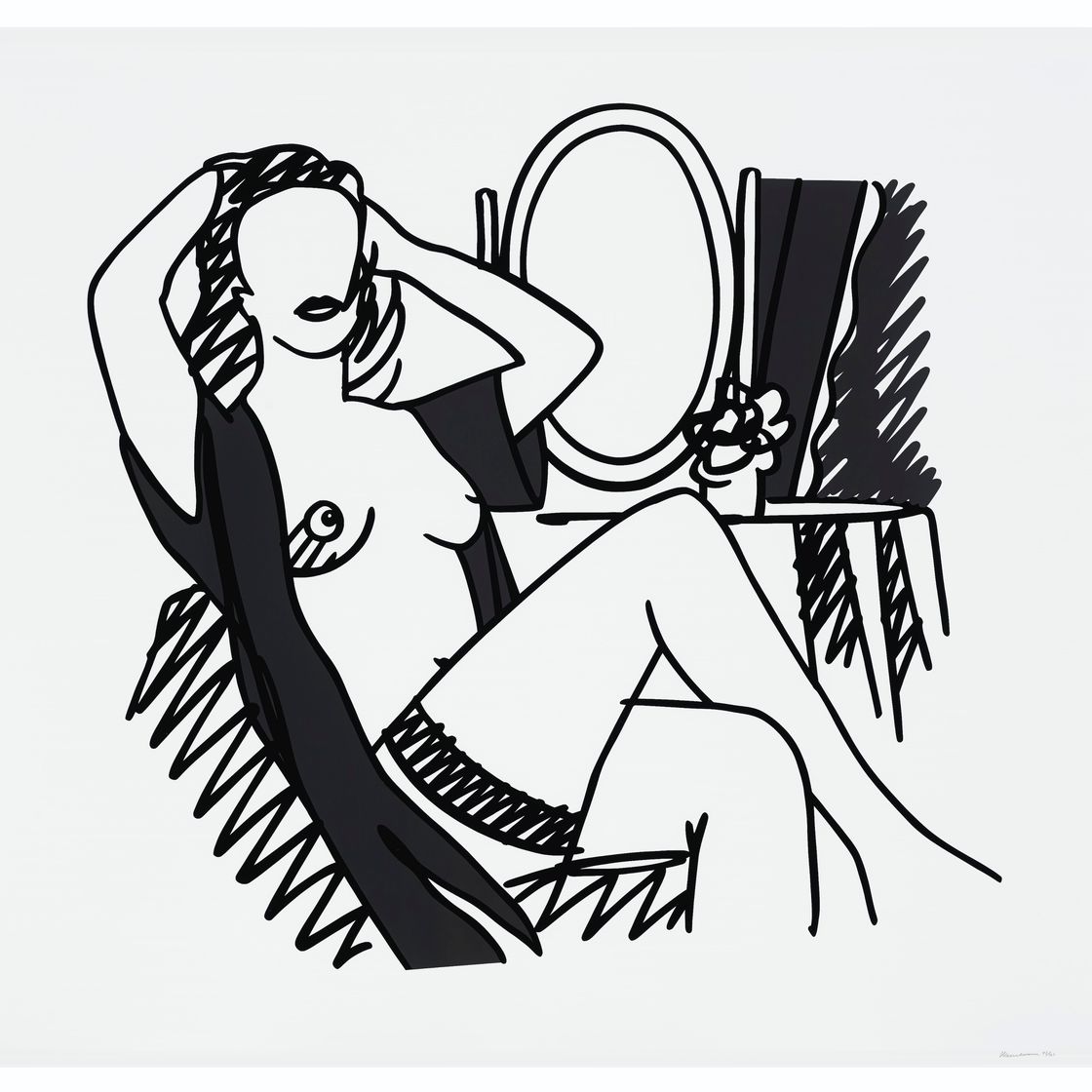 Tom Wesselmann — Обнаженная натура и зеркало
