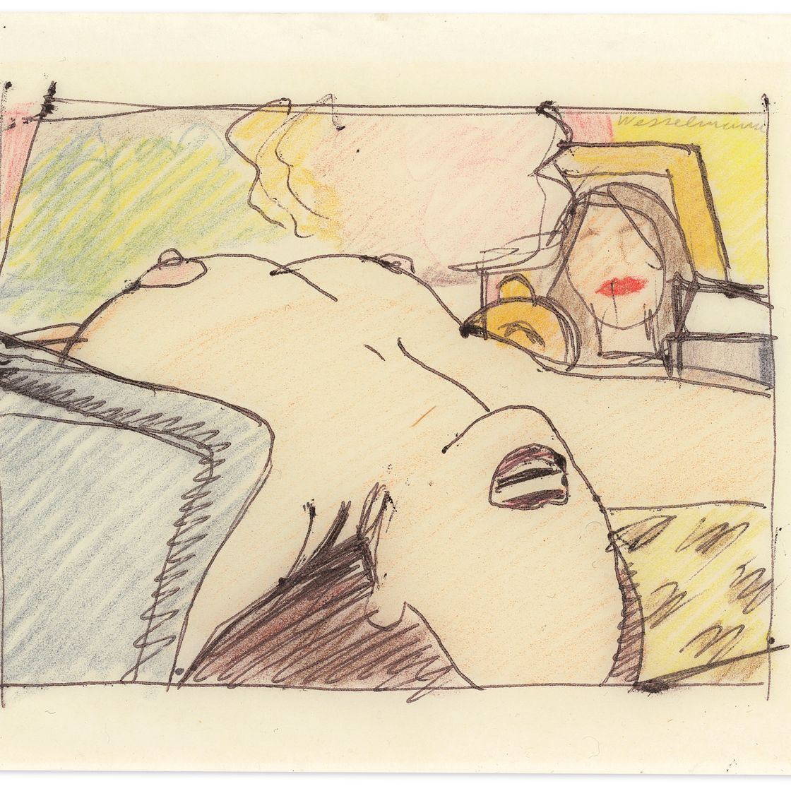 Tom Wesselmann — Рисование для давно отложенной обнаженной натуры