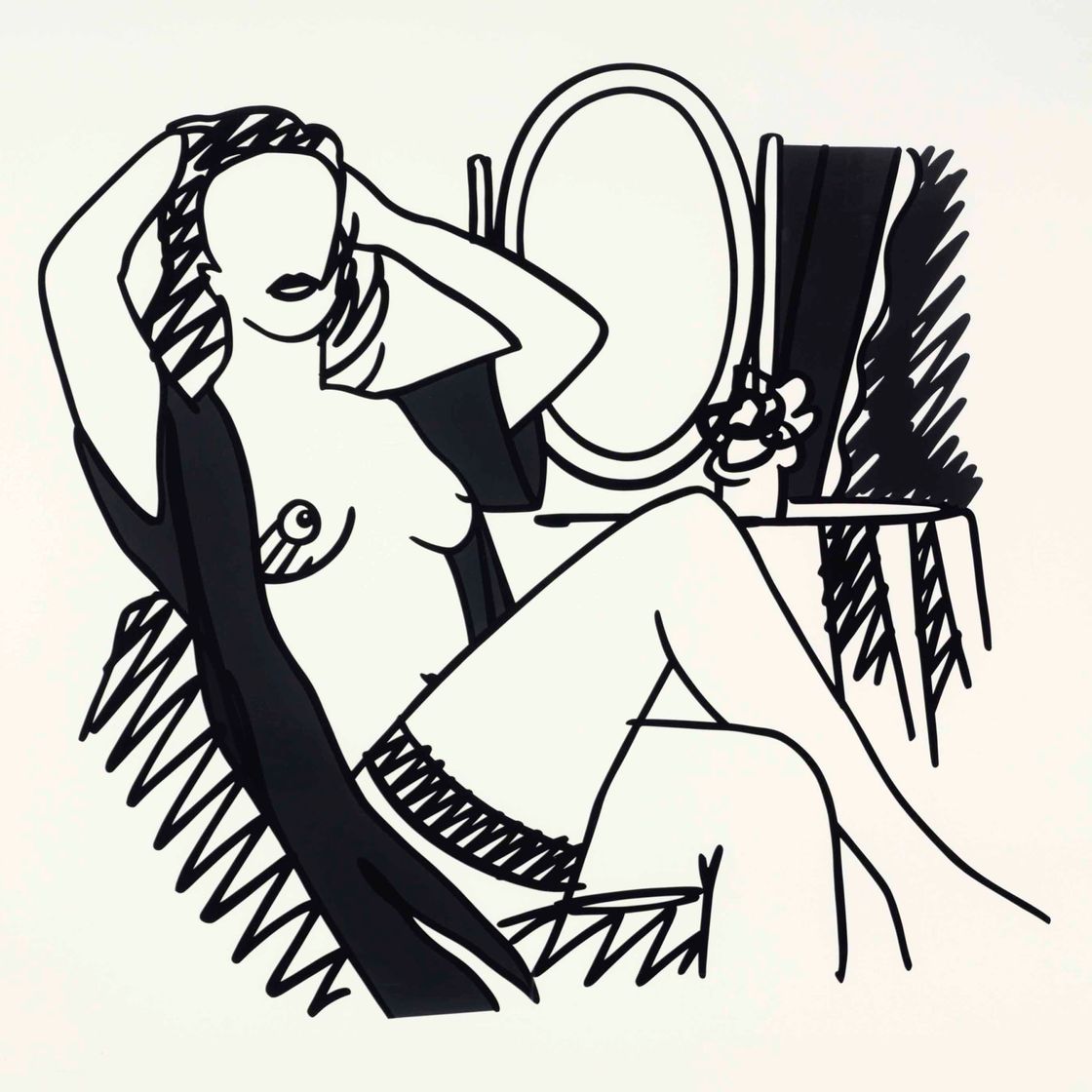 Tom Wesselmann — Обнаженная натура и зеркало