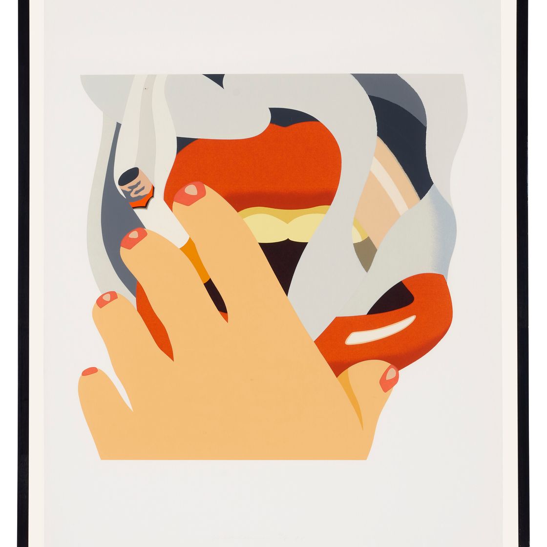 Tom Wesselmann — Курильщик с портрета американца, изображение 2
