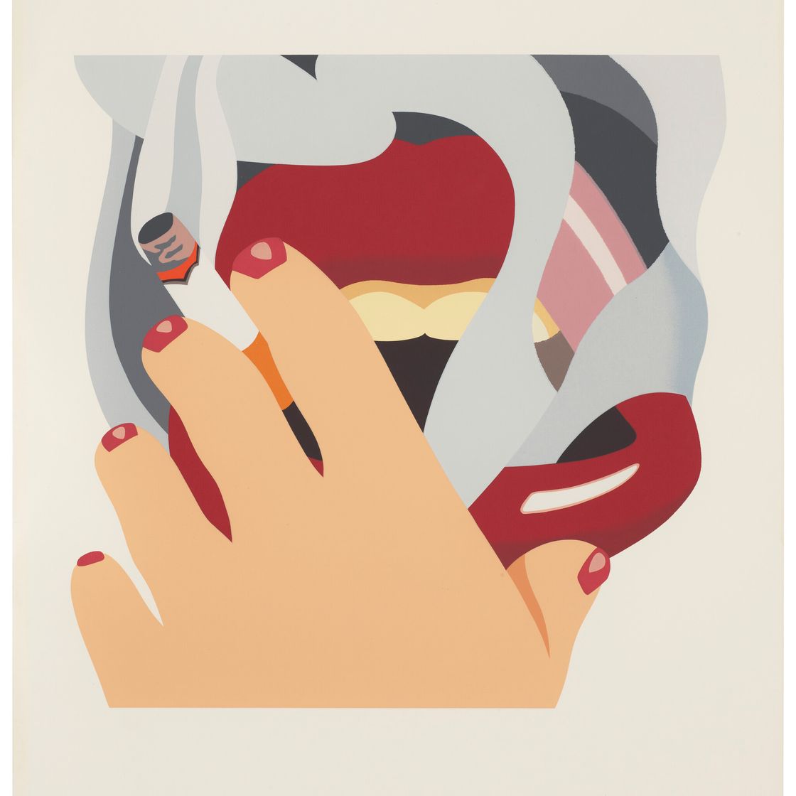 Tom Wesselmann — Курильщик, с портрета американца