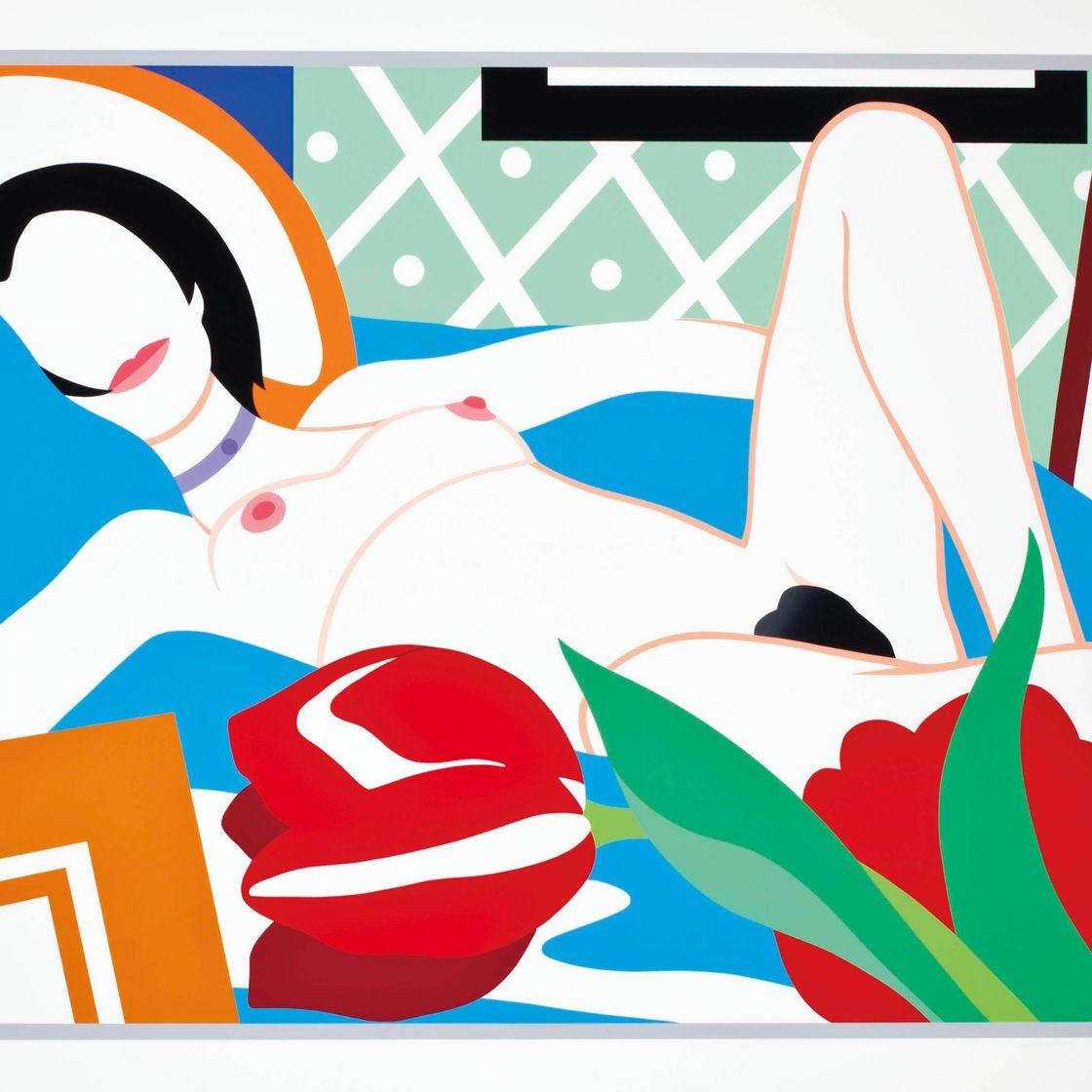 Tom Wesselmann — Моника с тюльпанами