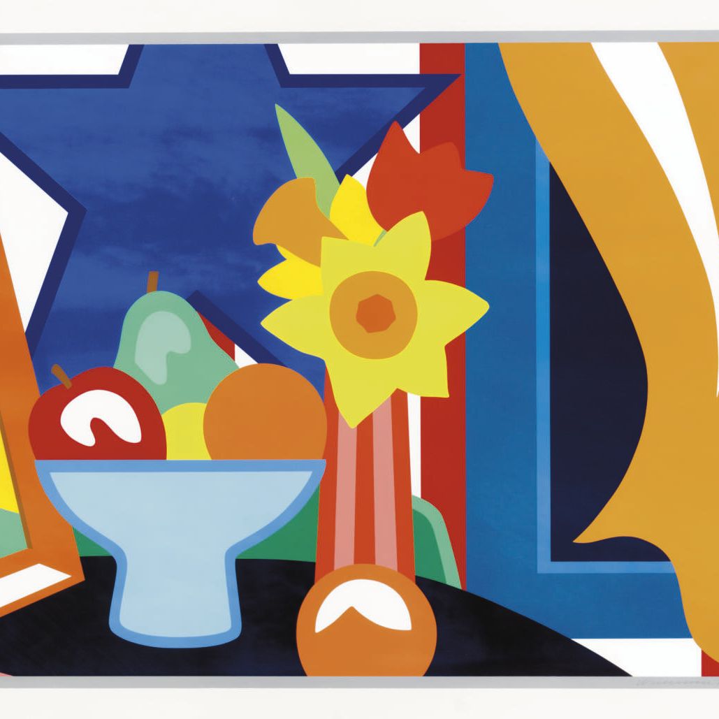 Tom Wesselmann — Натюрморт с развевающейся занавеской (желтый)
