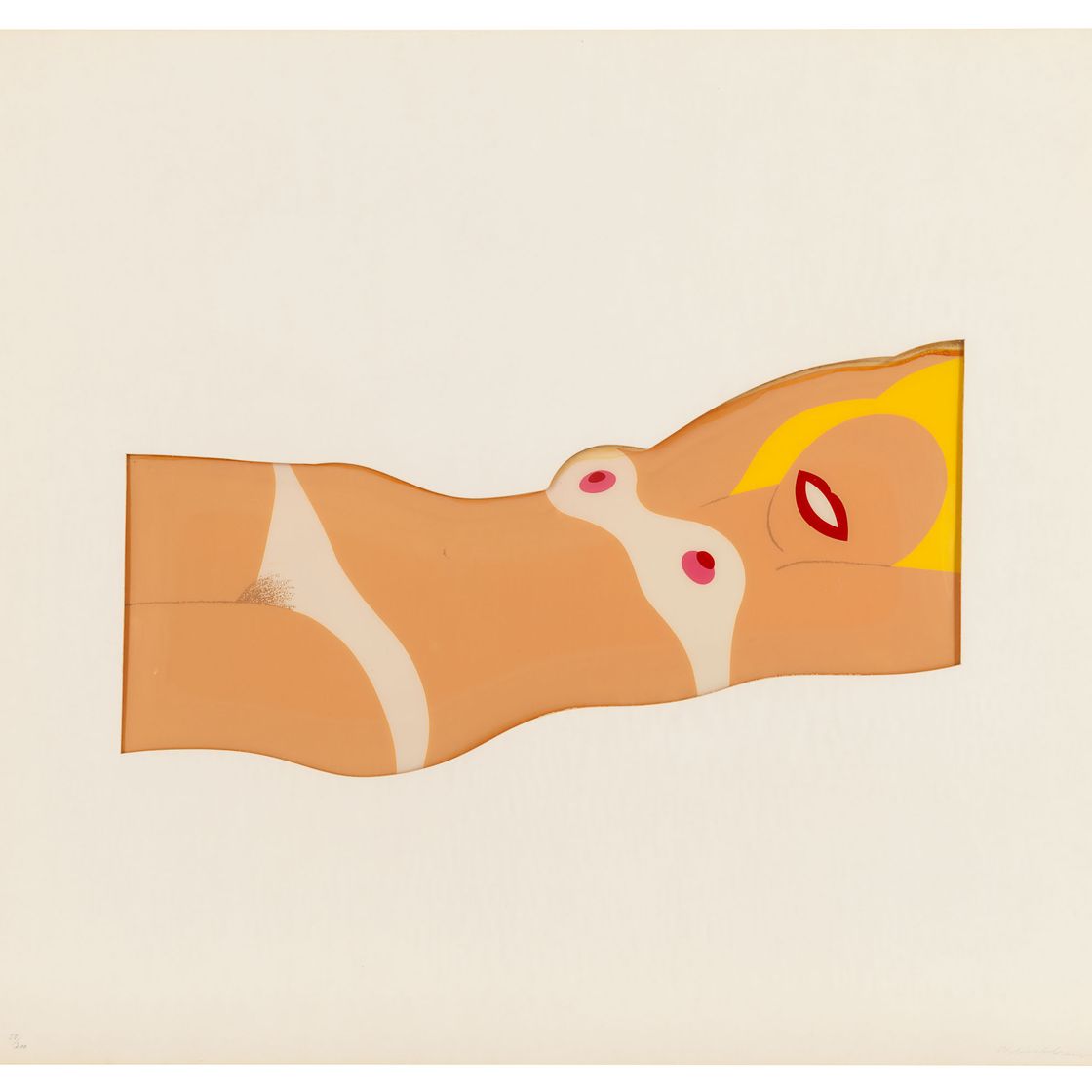 Tom Wesselmann — Вырезанная обнаженная натура, от: 11 поп-артистов, Том I