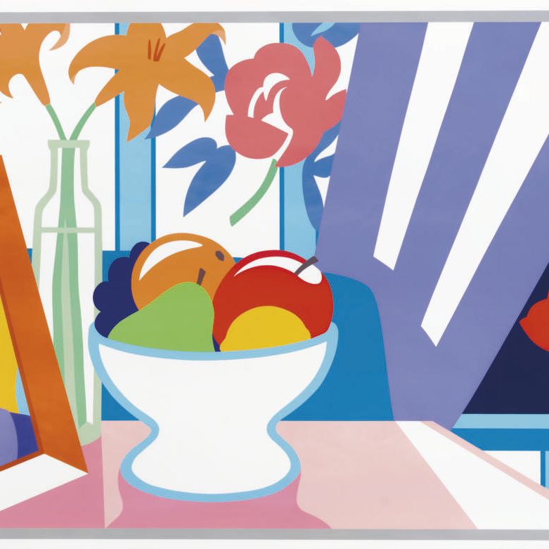 Tom Wesselmann — Натюрморт с лилиями и фруктами