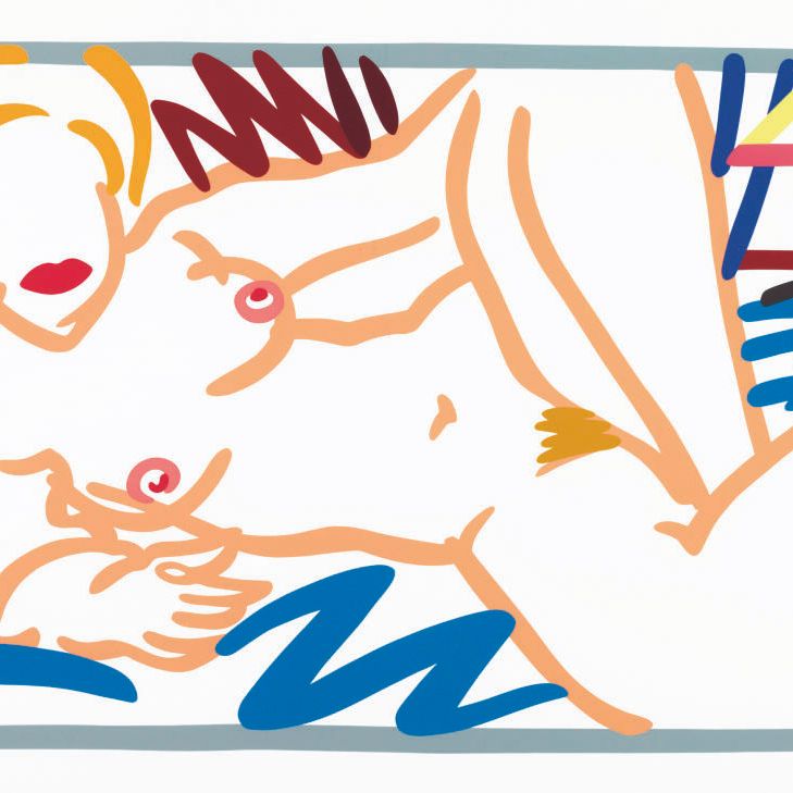 Tom Wesselmann — Джуди на голубом одеяле