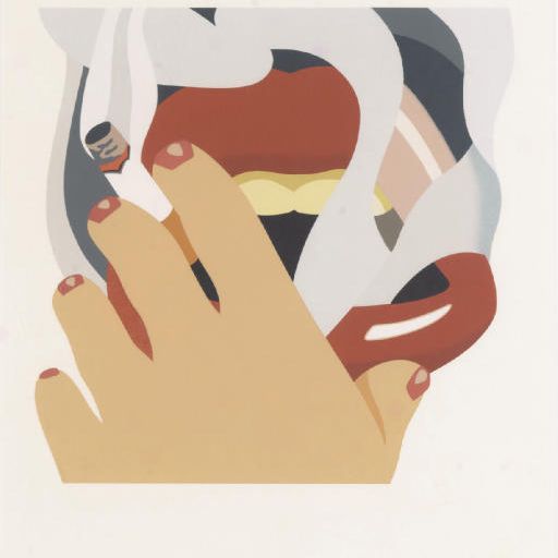 Tom Wesselmann — Курильщик с портрета американца