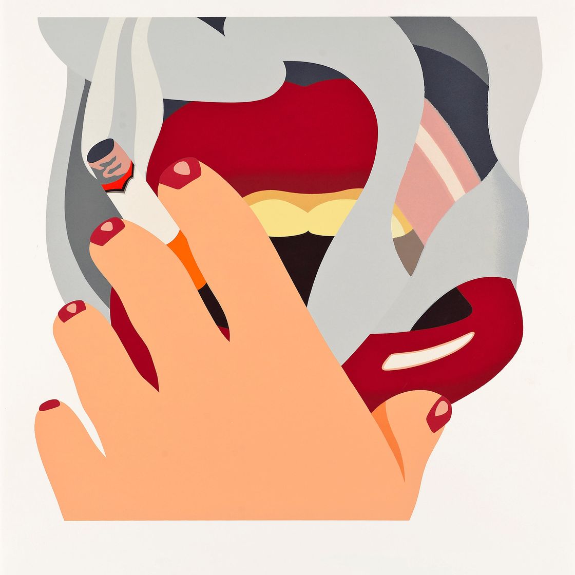 Tom Wesselmann — Курильщик, с портрета американца