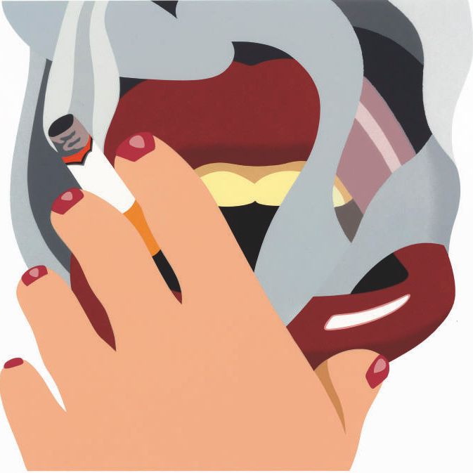 Tom Wesselmann — Курильщик с портрета американца