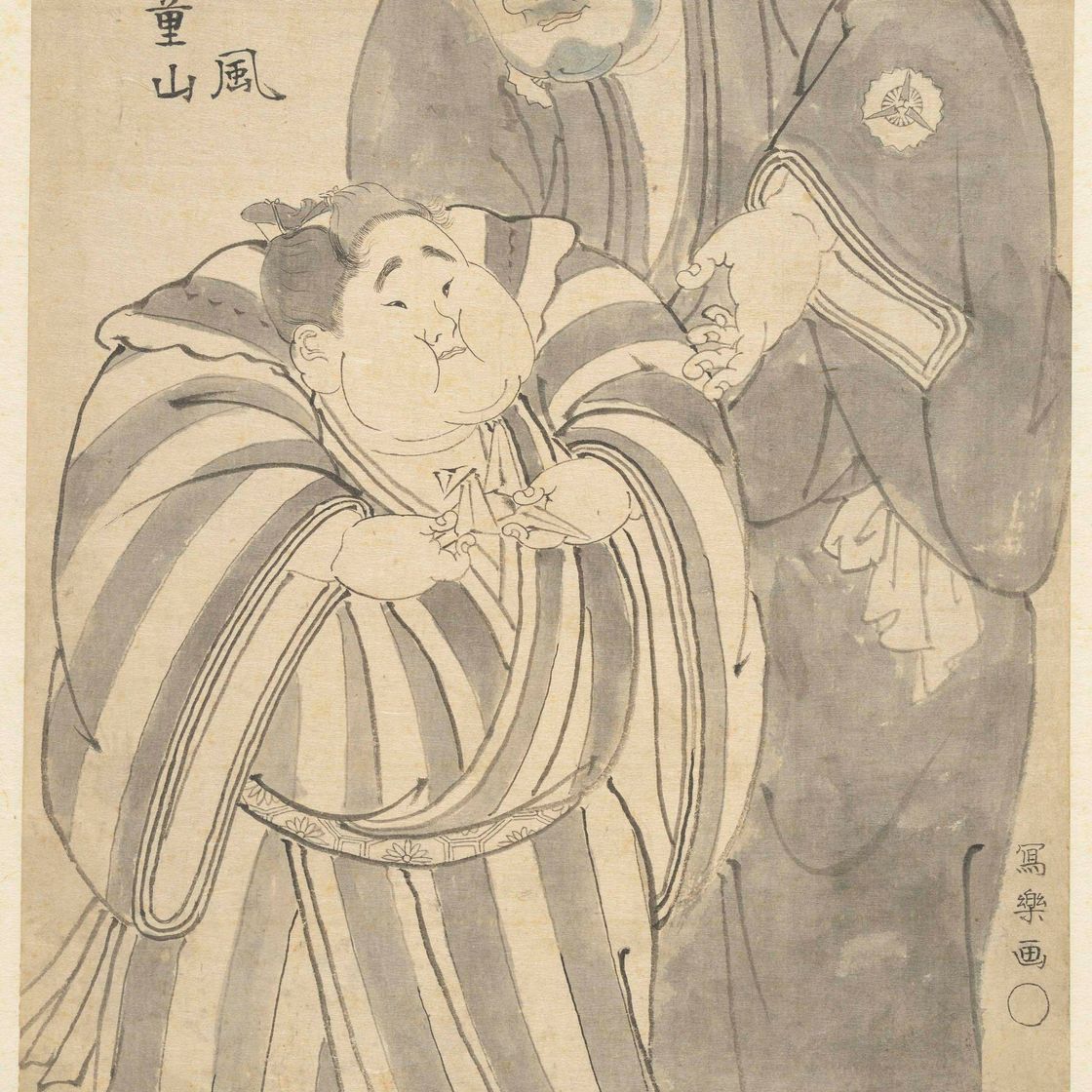 Toshusai Sharaku — Таникадзе и Дайдозан