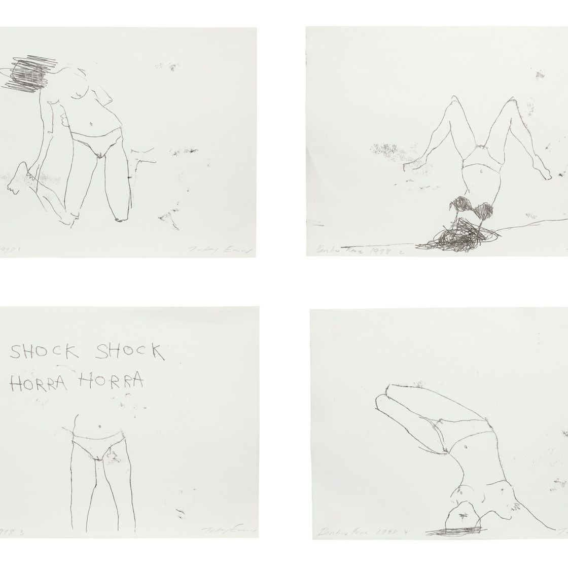 Tracey Emin — Берлин страха 1998 (1,2,3,4)