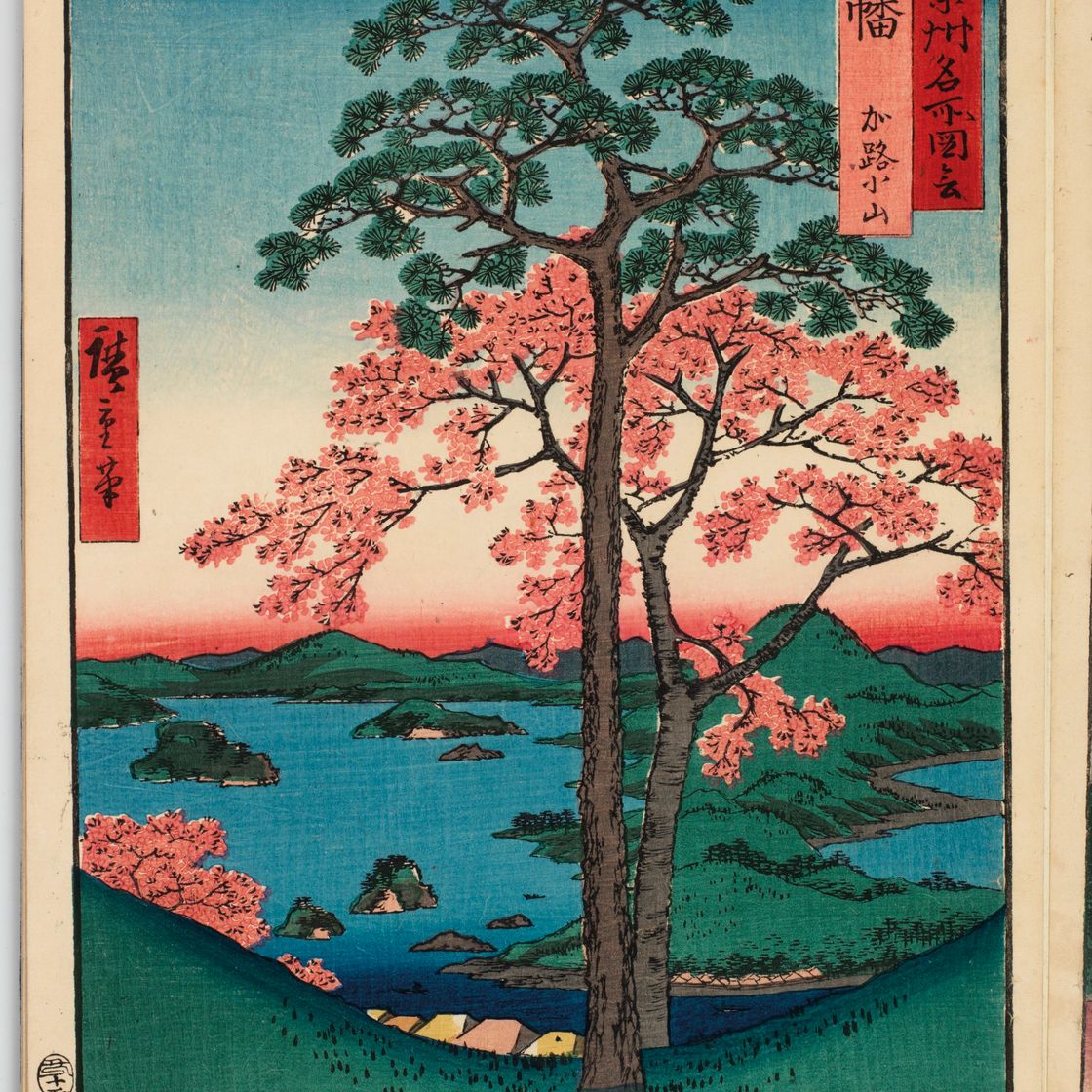 Utagawa Hiroshige — Рокудзюешу мэйсо цзуэ (Фотографии знаменитых мест в шестидесяти с лишним провинциях), изображение 14