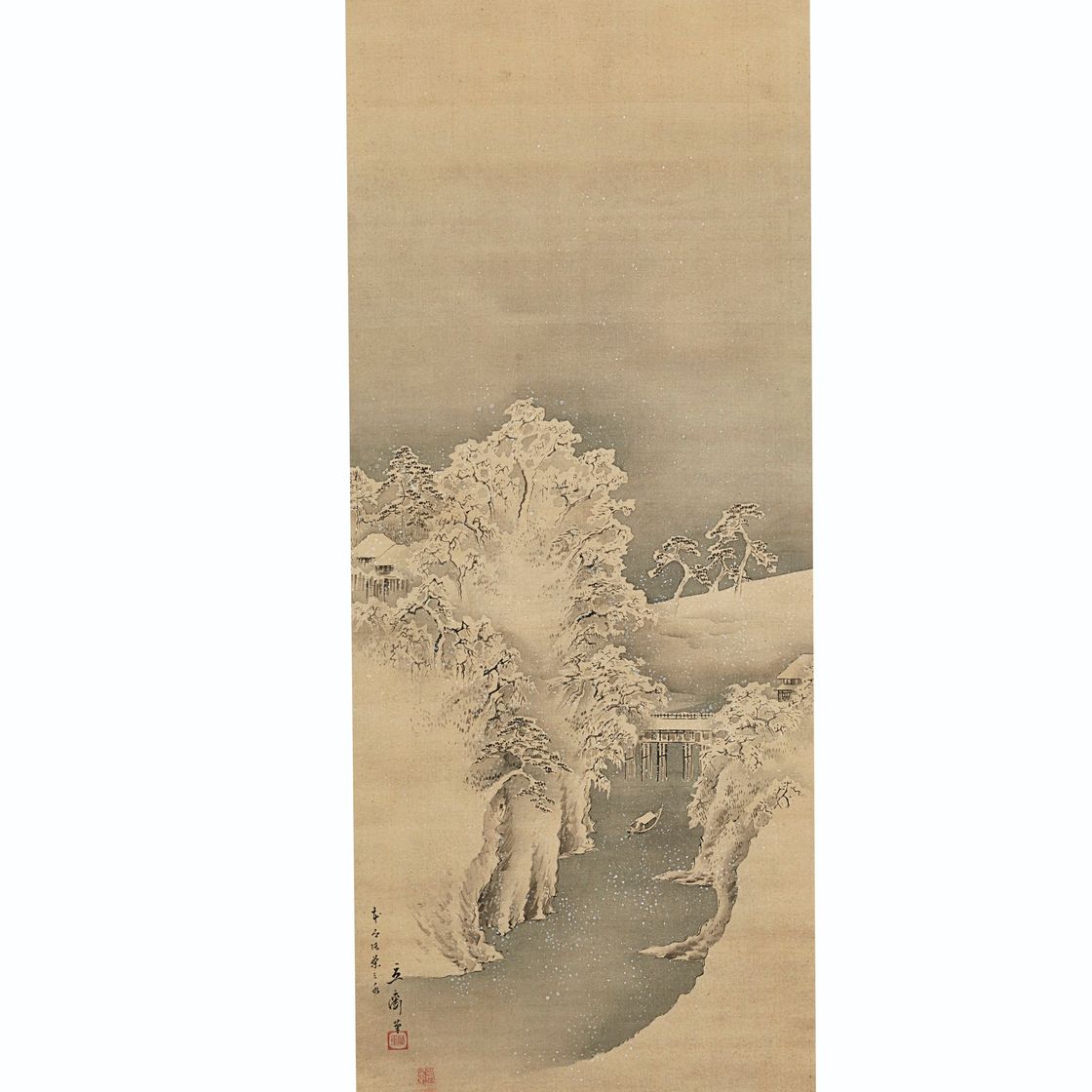 Utagawa Hiroshige — Очаномидзу в снегу
