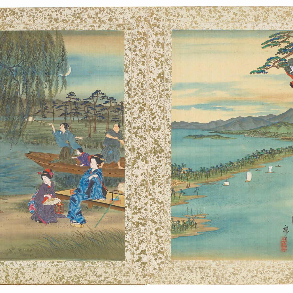 Utagawa Hiroshige — Знаменитые виды на дорогу Токайдо, изображение 11