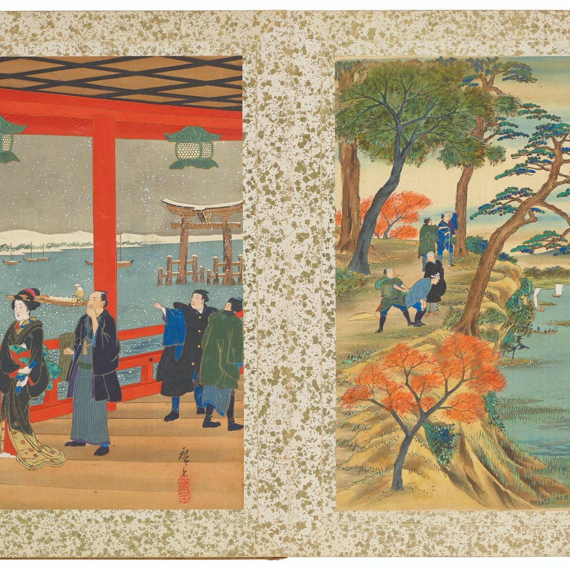 Utagawa Hiroshige — Знаменитые виды на дорогу Токайдо, изображение 14