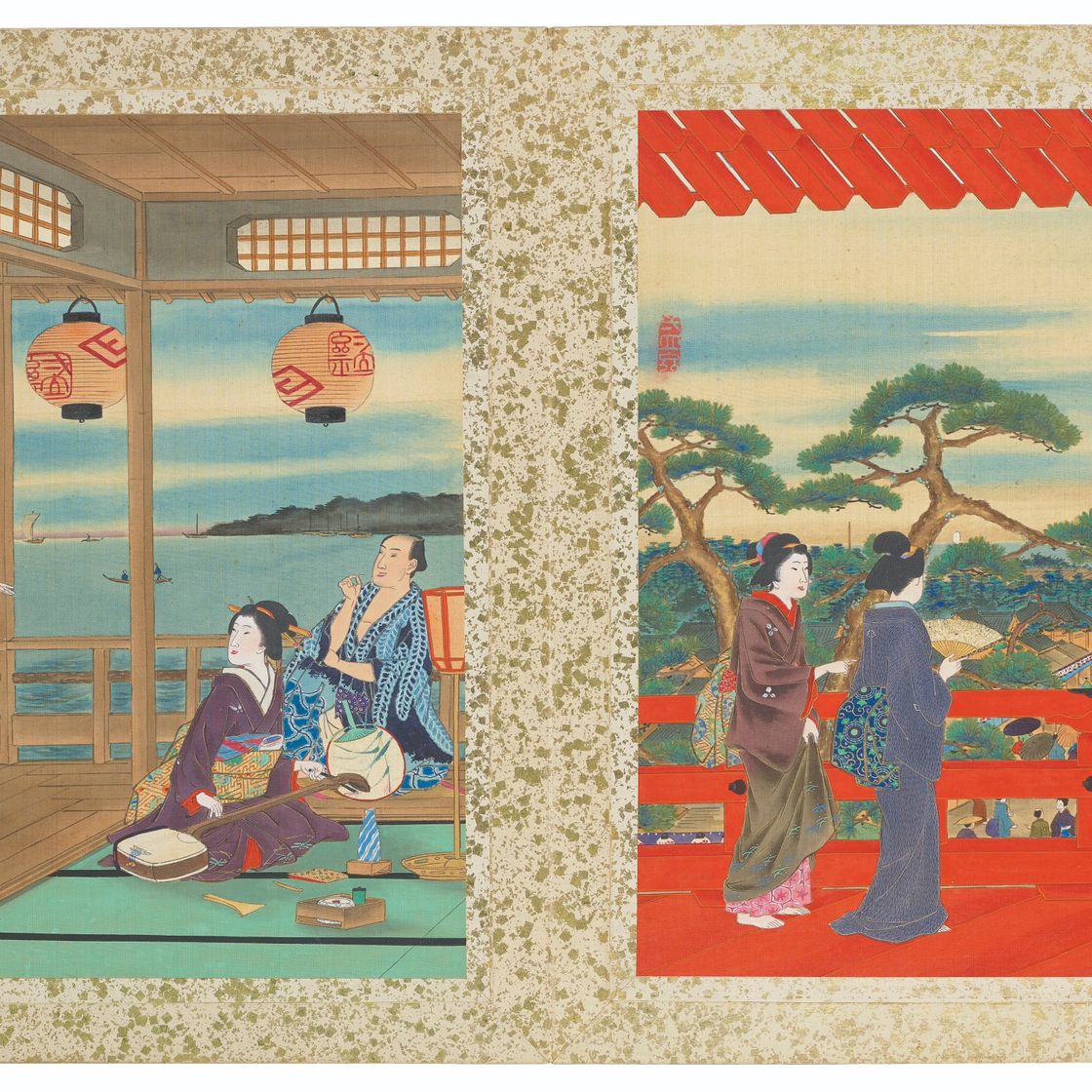 Utagawa Hiroshige — Знаменитые виды на дорогу Токайдо, изображение 6