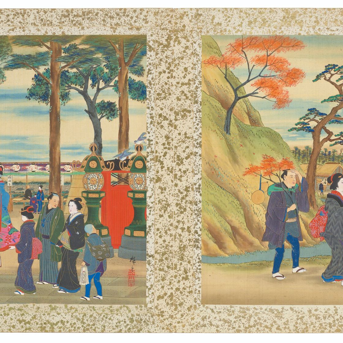 Utagawa Hiroshige — Знаменитые виды на дорогу Токайдо, изображение 7