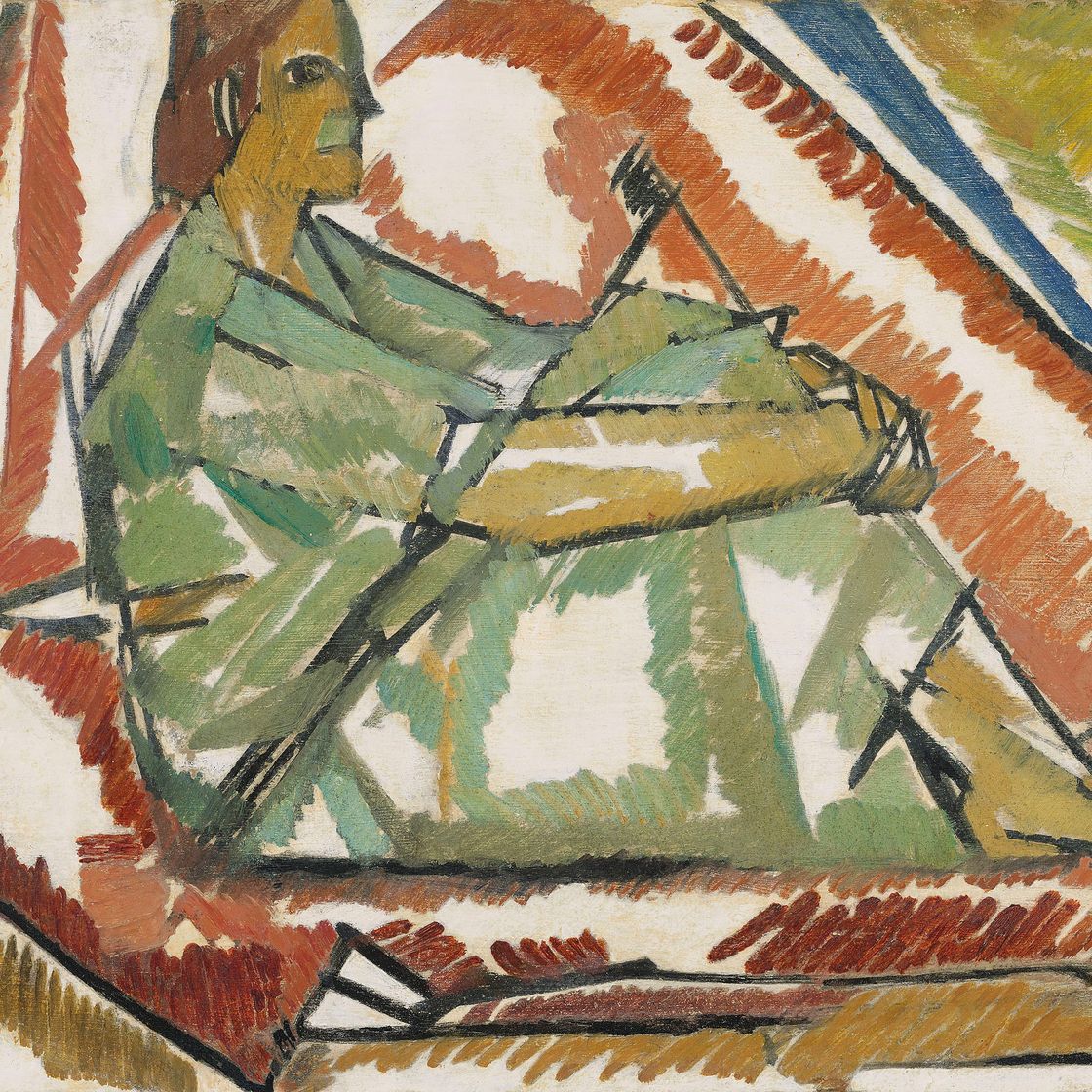 Vanessa Bell — Девушка у палатки