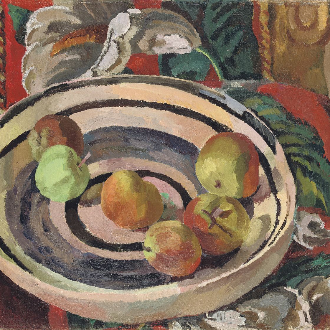 Vanessa Bell — Натюрморт с яблоками в миске