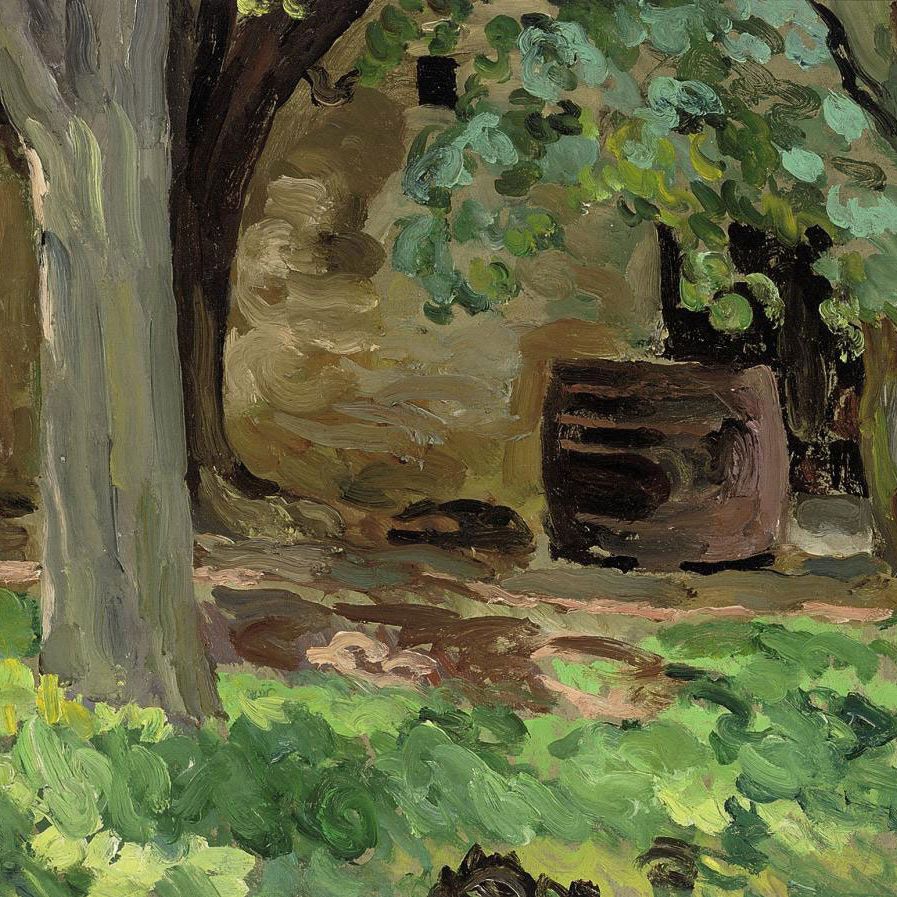 Vanessa Bell — Французский пейзаж, замок Фонткрез