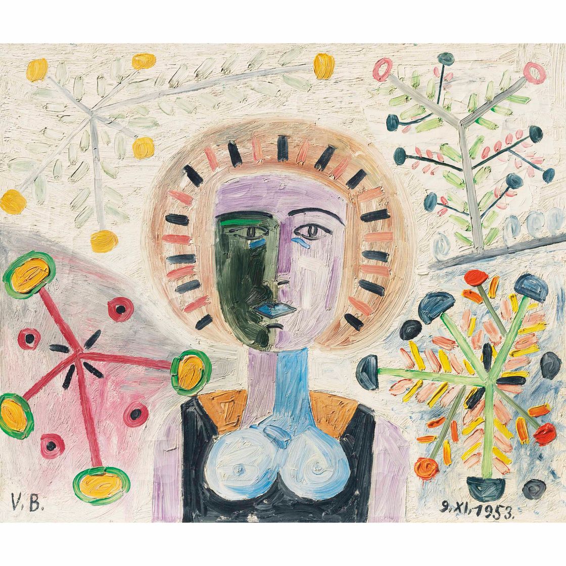 Victor Brauner — Портрет во флере