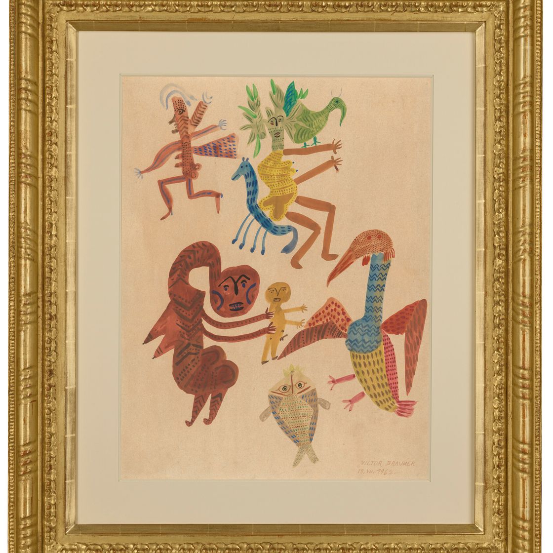 Victor Brauner — Персонажи, уазо, пуассоны, изображение 2