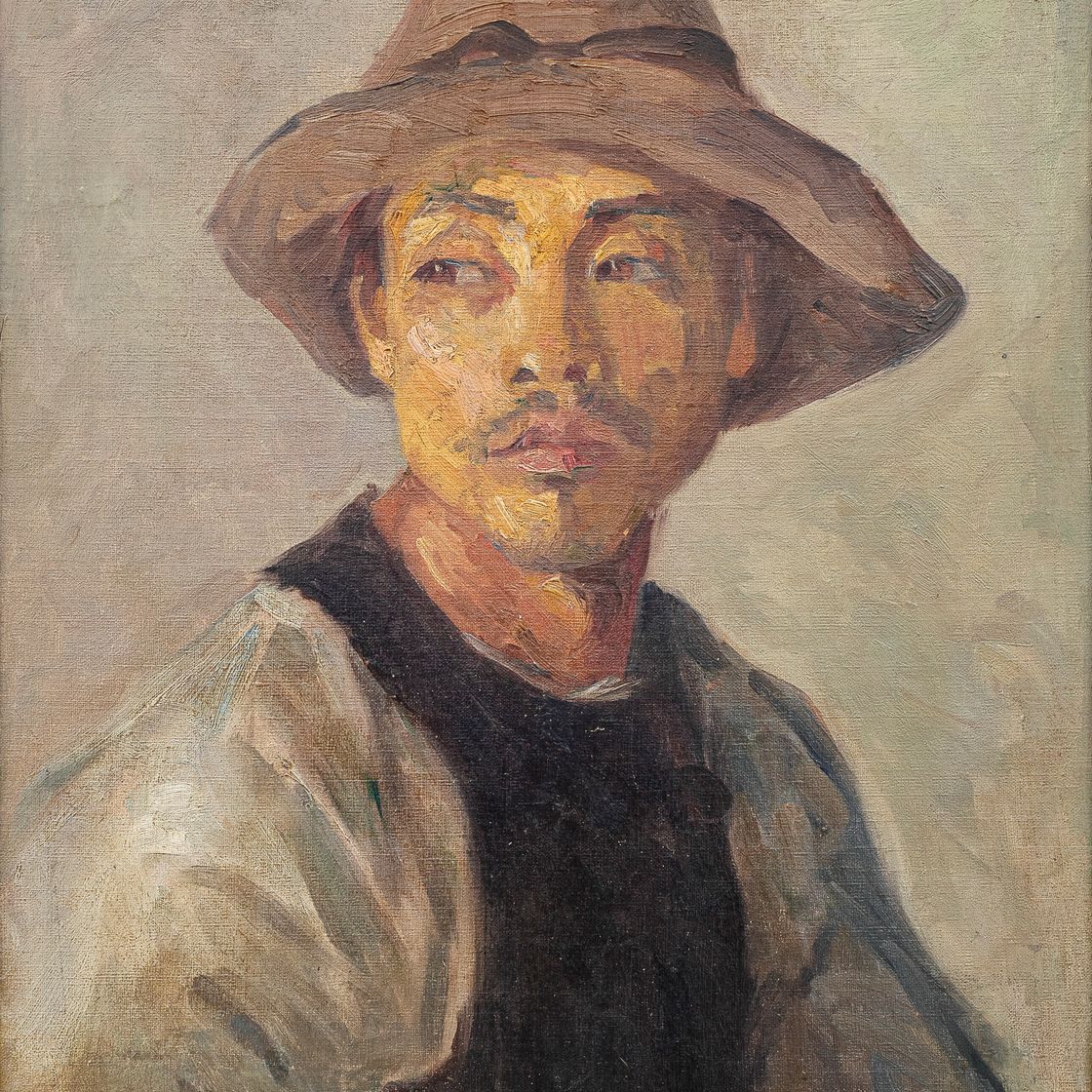 Victor Man — Portrait d'homme (Мужской портрет), изображение 1