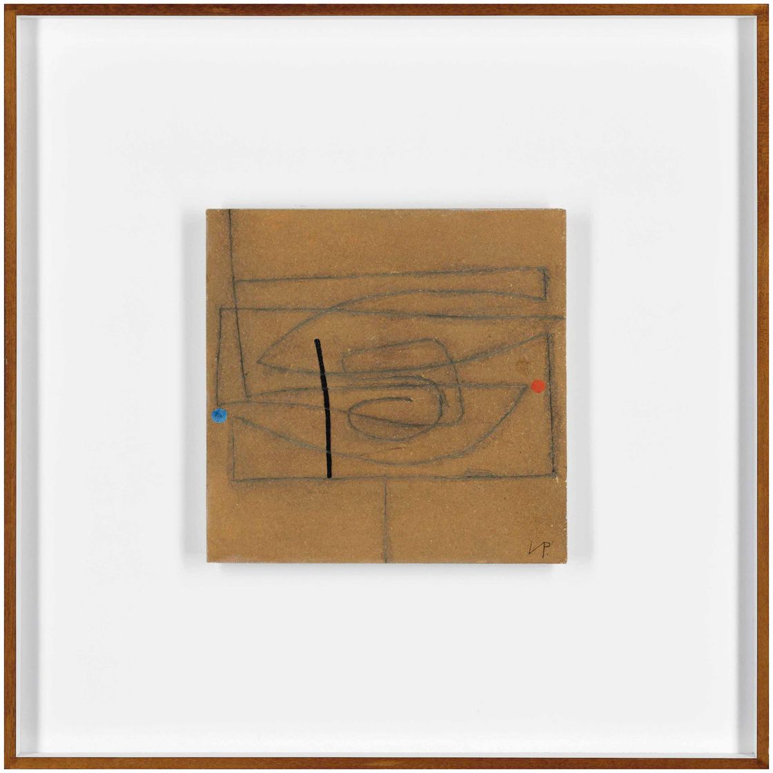 Victor Pasmore — Линейная разработка в двух частях (коричневый)