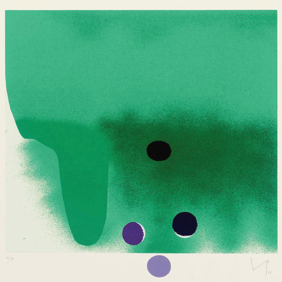 Victor Pasmore — Зеленая тьма (Lynton G35)