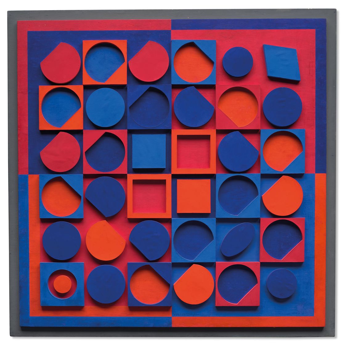 Victor Vasarely — Блю-Руж