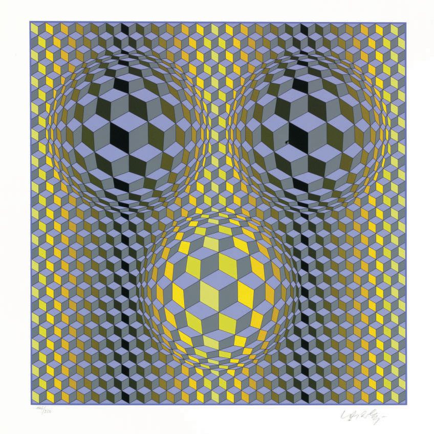 Victor Vasarely — Отто Хан, Diam , Mazo S.A., Париж, 1988