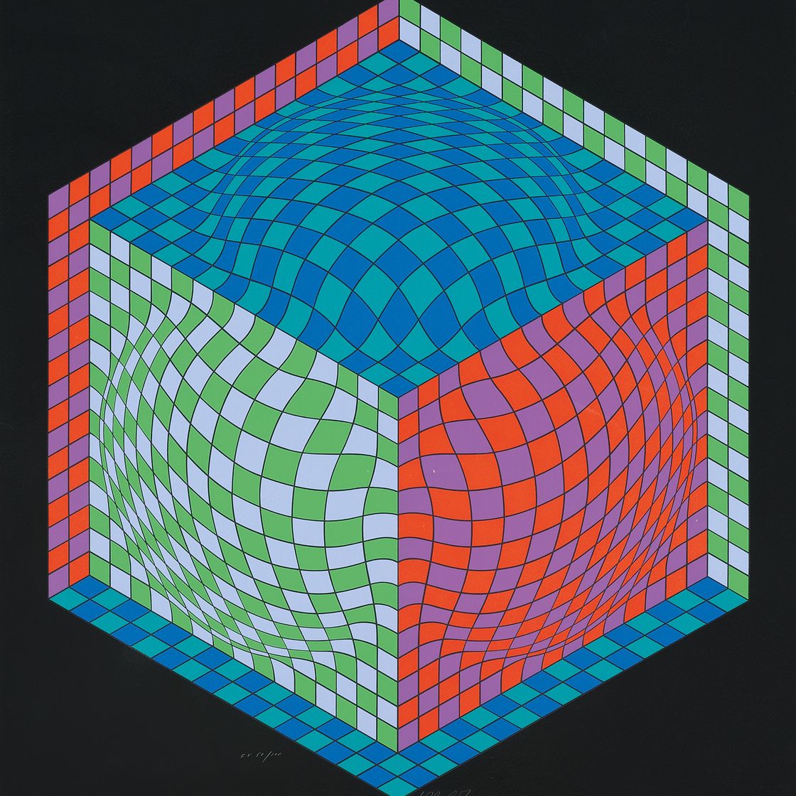 Victor Vasarely — Вице-президент-Чейт 75, изображение 2