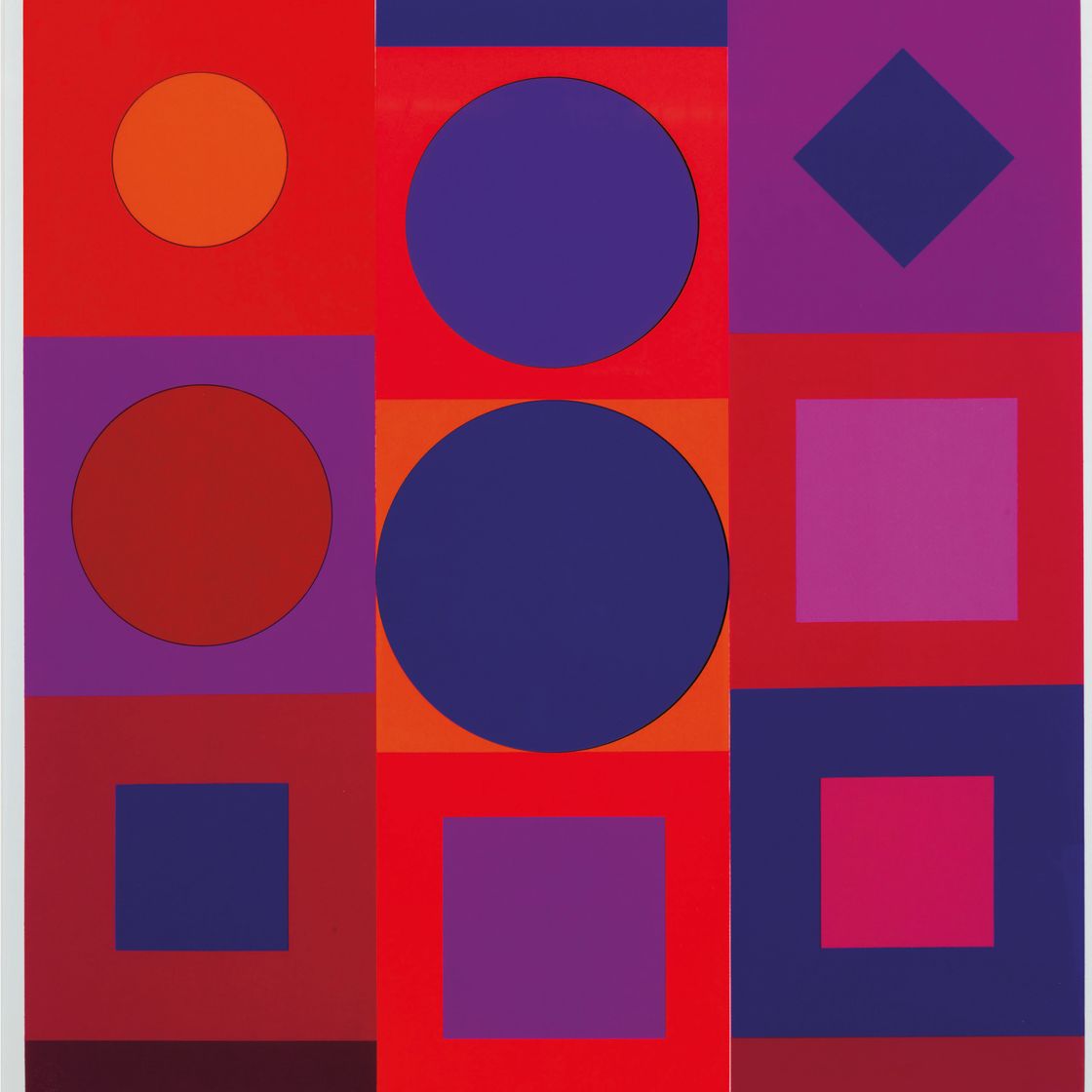 Victor Vasarely — Без названия, изображение 2
