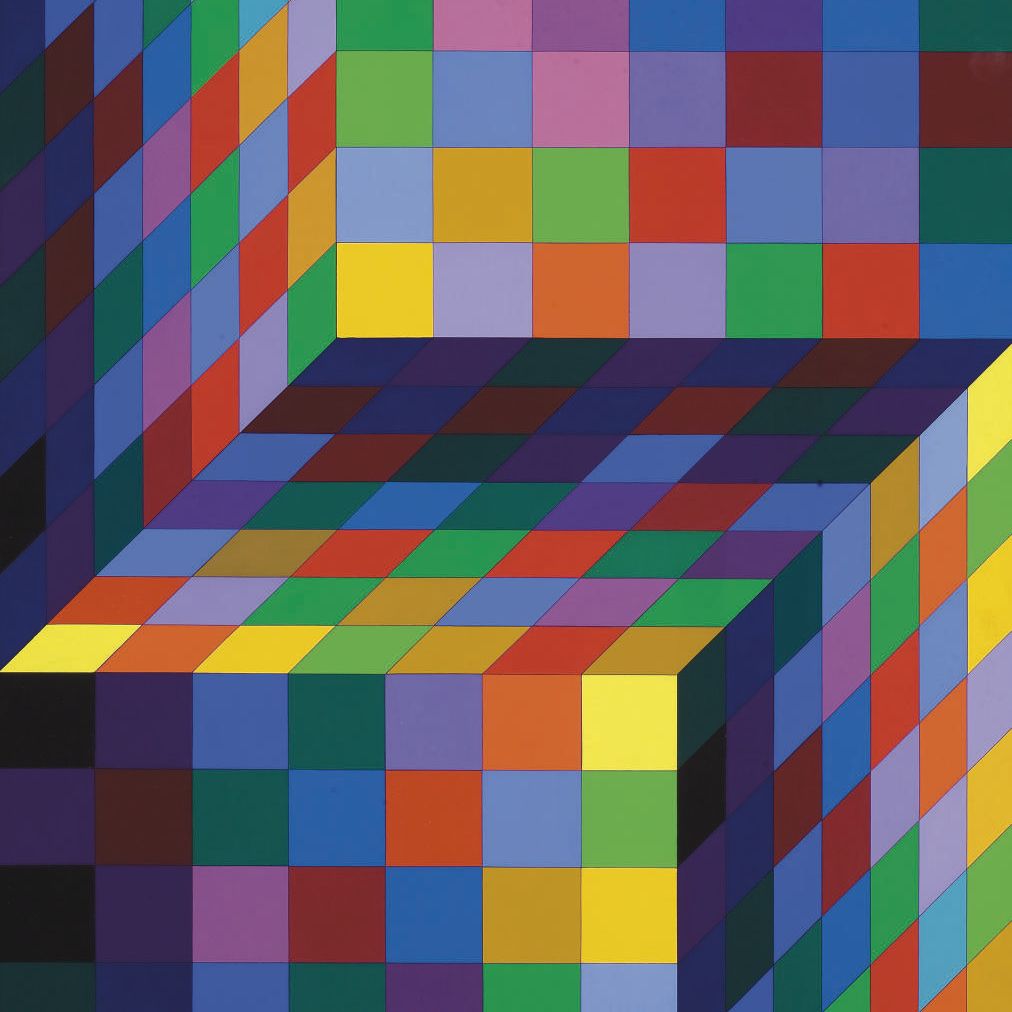 Victor Vasarely — АКСО-88 (2139)