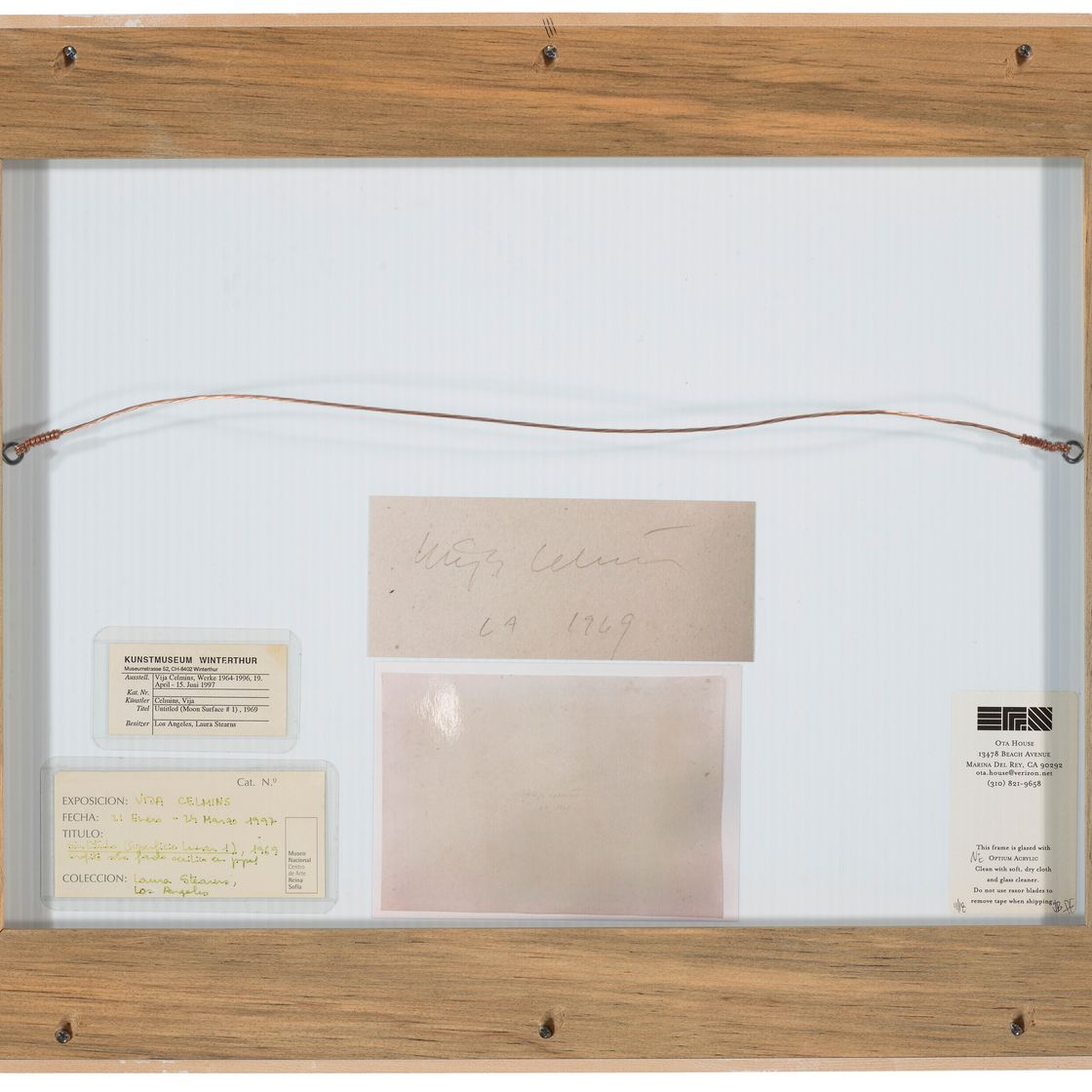 Vija Celmins — Без названия (изображение Луны), изображение 3