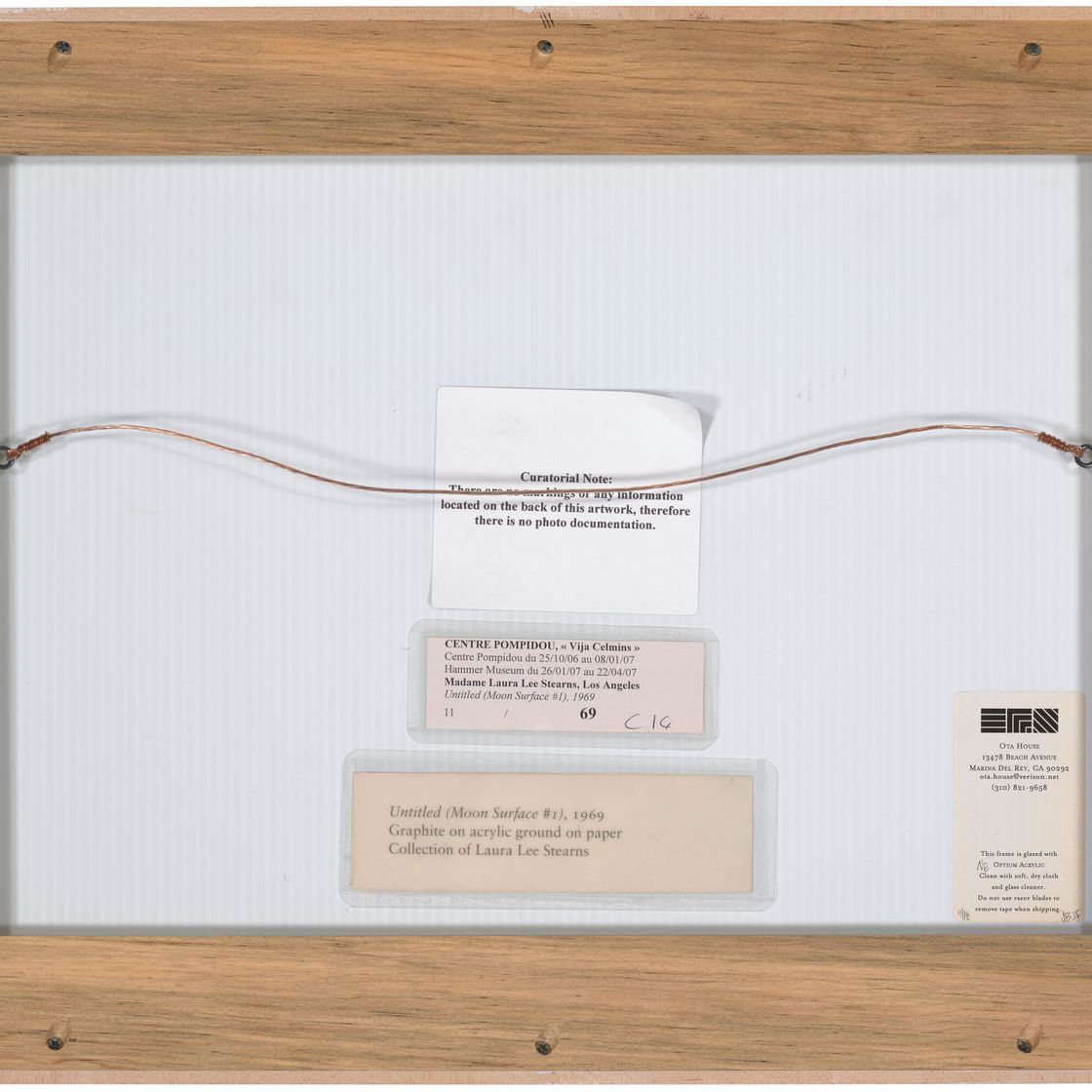 Vija Celmins — Без названия (Поверхность Луны #1), изображение 3