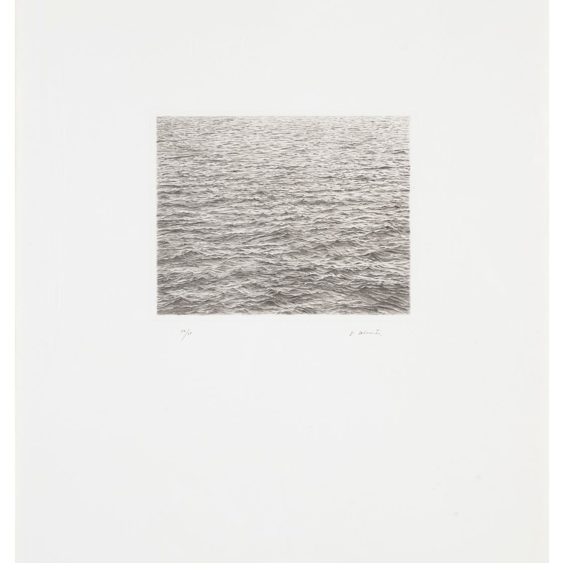 Vija Celmins — Сухая точка - Поверхность океана